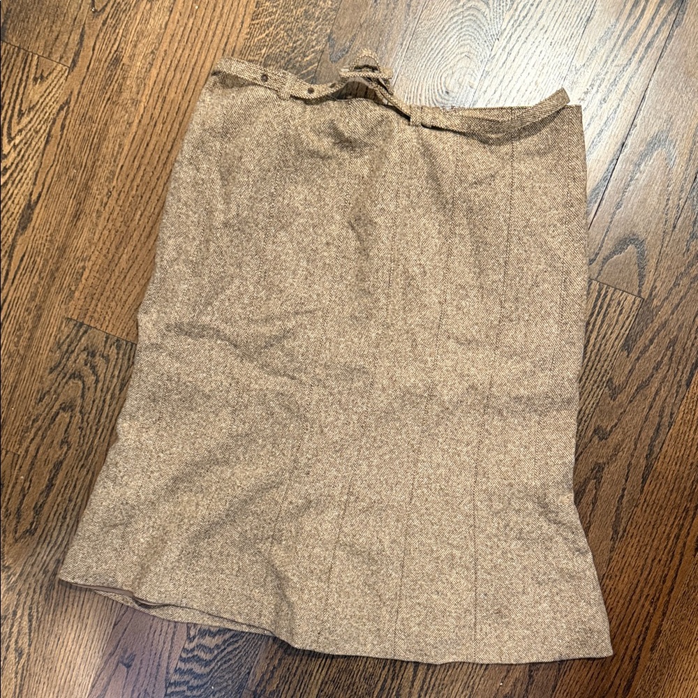 LOFT Tan Pencil Skirt